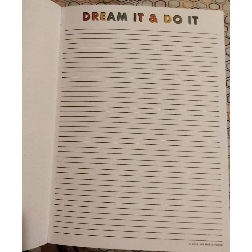 Ink Meets Paper Affirmation Journal You Matter Dream it Do it Hardcover Notebook